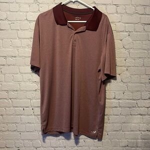 𝅺BCG Polo Size 2XL Burgundy Golf